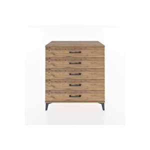 Hyperion Şifonyer 5 Çekmeceli 88x44x96 Çam-çam