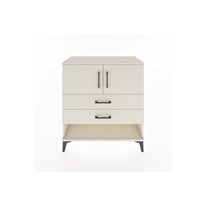 Hyperion Şifonyer Tek Raflı 2 Çekmeceli 2 Kapaklı 88x44x96 Aytaşı-aytaşı