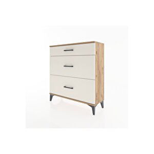 Arges Şifonyer 3 Çekmeceli 88x30x96 Çam-aytaşı