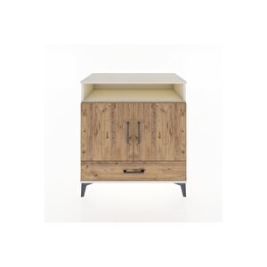 Hyperion Şifonyer 2 Raflı Tek Çekmeceli 2 Kapaklı 88x44x96 Aytaşı-çam