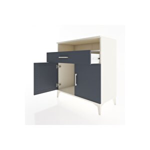 Hyperion Şifonyer Tek Çekmeceli 2 Kapaklı 88x44x96 Aytaşı-antrasit