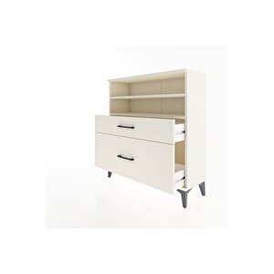 Arges Şifonyer 2 Raflı 2 Çekmeceli 88x30x96 Aytaşı-aytaşı