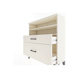 Arges Şifonyer 2 Raflı 2 Çekmeceli 88x30x96 Aytaşı-aytaşı