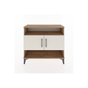 Arges Şifonyer 3 Raflı 2 Kapaklı 88x30x80 Çam-aytaşı