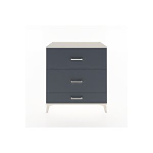 Hyperion Şifonyer 3 Çekmeceli 88x44x96 Aytaşı-antrasit