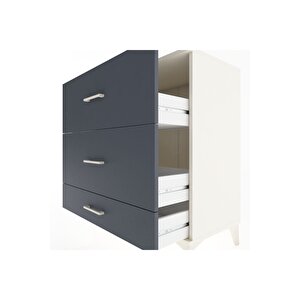 Hyperion Şifonyer 3 Çekmeceli 88x44x96 Aytaşı-antrasit