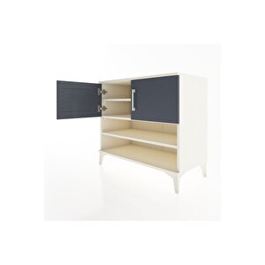 Hyperion Şifonyer 3 Raflı 2 Kapaklı 88x44x80 Aytaşı-antrasit