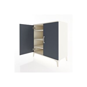 Hyperion Şifonyer 3 Raflı 2 Kapaklı 88x44x96 Aytaşı-antrasit