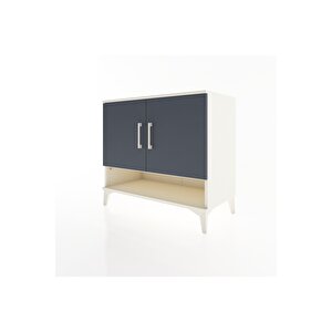 Hyperion Şifonyer 3 Raflı 2 Kapaklı 88x44x80 Aytaşı-antrasit