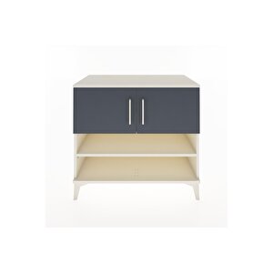 Hyperion Şifonyer 2 Raflı 2 Kapaklı 88x44x80 Aytaşı-antrasit