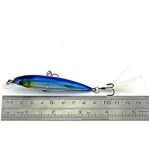 Valkyrie 10 Adet 9cm 7.2gr Tüylü Minnow Rapala Suni Spin Olta Balık Yemi