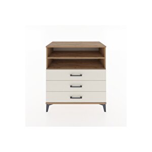 Hyperion Şifonyer 2 Raflı 3 Çekmeceli 88x44x96 Çam-aytaşı