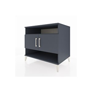 Kronos Şifonyer 3 Raflı 2 Kapaklı 88x59x80 Antrasit-antrasit