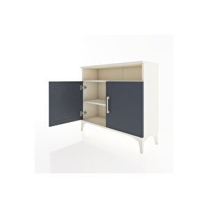 Arges Şifonyer 2 Raflı 2 Kapaklı 88x30x80 Aytaşı-antrasit