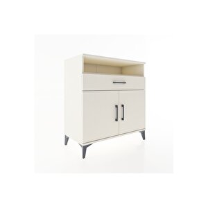 Hyperion Şifonyer 2 Raflı Tek Çekmeceli 2 Kapaklı 88x44x96 Aytaşı-aytaşı