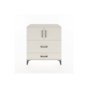 Hyperion Şifonyer Tek Raflı 2 Çekmeceli 2 Kapaklı 88x44x96 Aytaşı-aytaşı