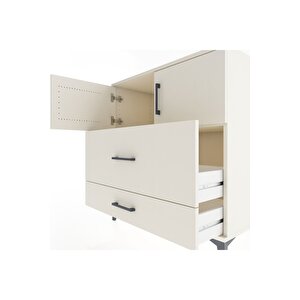 Hyperion Şifonyer Tek Raflı 2 Çekmeceli 2 Kapaklı 88x44x96 Aytaşı-aytaşı