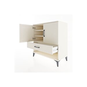 Hyperion Şifonyer 3 Raflı Tek Çekmeceli 2 Kapaklı 88x44x96 Aytaşı-aytaşı