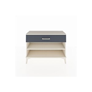 Arges Şifonyer Tek Raflı Tek Çekmeceli 88x30x64 Aytaşı-antrasit