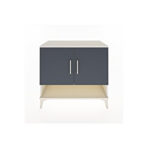 Hyperion Şifonyer 2 Raflı 2 Kapaklı 88x44x80 Aytaşı-antrasit