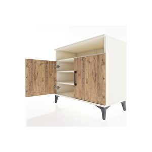 Hyperion Şifonyer 3 Raflı 2 Kapaklı 88x44x80 Aytaşı-çam