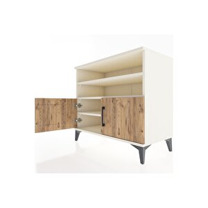 Hyperion Şifonyer 3 Raflı 2 Kapaklı 88x44x80 Aytaşı-çam