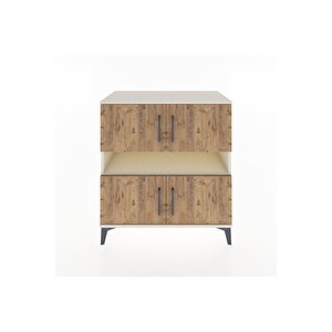 Hyperion Şifonyer 2 Raflı 4 Kapaklı 88x44x96 Aytaşı-çam