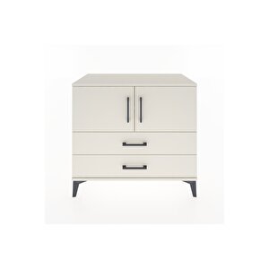 Hyperion Şifonyer 2 Raflı 2 Çekmeceli 2 Kapaklı 88x44x80 Aytaşı-aytaşı