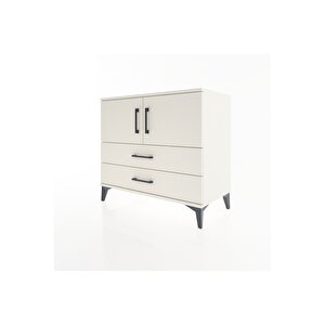 Hyperion Şifonyer 2 Raflı 2 Çekmeceli 2 Kapaklı 88x44x80 Aytaşı-aytaşı