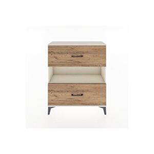 Arges Şifonyer Tek Raflı 2 Çekmeceli 88x30x106 Aytaşı-çam