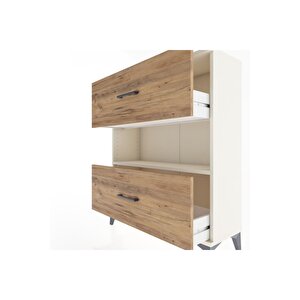 Arges Şifonyer Tek Raflı 2 Çekmeceli 88x30x106 Aytaşı-çam