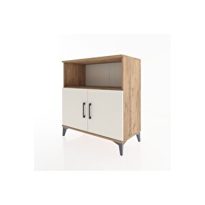 Hyperion Şifonyer Tek Raflı 2 Kapaklı 88x44x96 Çam-aytaşı