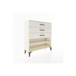 Arges Şifonyer Tek Raflı 3 Çekmeceli 88x30x96 Aytaşı-aytaşı