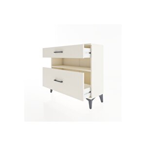 Arges Şifonyer Tek Raflı 2 Çekmeceli 88x30x80 Aytaşı-aytaşı