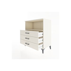 Hyperion Şifonyer Tek Raflı 3 Çekmeceli 88x44x96 Aytaşı-aytaşı