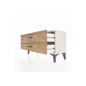 Arges Şifonyer 2 Çekmeceli 88x30x48 Aytaşı-çam