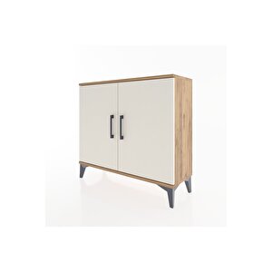 Arges Şifonyer 2 Raflı 2 Kapaklı 88x30x80 Çam-aytaşı