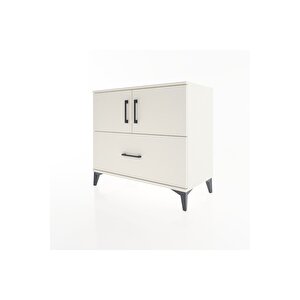 Hyperion Şifonyer Tek Raflı Tek Çekmeceli 2 Kapaklı 88x44x80 Aytaşı-aytaşı