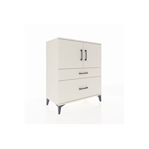 Hyperion Şifonyer 2 Raflı 2 Çekmeceli 2 Kapaklı 88x44x106 Aytaşı-aytaşı