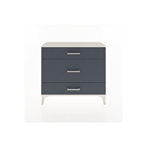 Arges Şifonyer 3 Çekmeceli 88x30x80 Aytaşı-antrasit