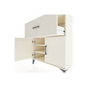 Hyperion Şifonyer 2 Raflı Tek Çekmeceli 2 Kapaklı 88x44x96 Aytaşı-aytaşı