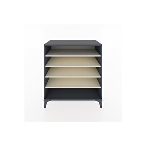 Hyperion Şifonyer 4 Raflı 88x44x96 Antrasit-aytaşı