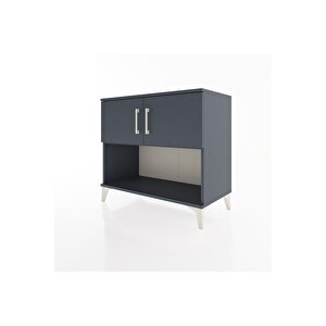 Hyperion Şifonyer 2 Raflı 2 Kapaklı 88x44x80 Antrasit-antrasit