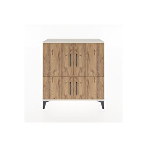 Arges Şifonyer 3 Raflı 4 Kapaklı 88x30x96 Aytaşı-çam