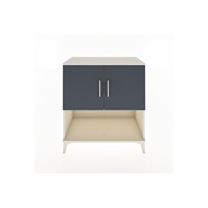 Hyperion Şifonyer 3 Raflı 2 Kapaklı 88x44x96 Aytaşı-antrasit