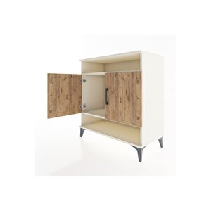 Hyperion Şifonyer 2 Raflı 2 Kapaklı 88x44x96 Aytaşı-çam