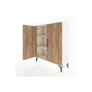 Arges Şifonyer 2 Raflı 2 Kapaklı 88x30x106 Aytaşı-çam