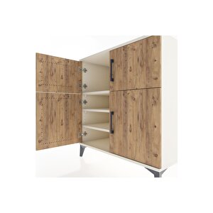 Hyperion Şifonyer 3 Raflı 4 Kapaklı 88x44x96 Aytaşı-çam