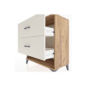 Hyperion Şifonyer 2 Çekmeceli 88x44x96 Çam-aytaşı