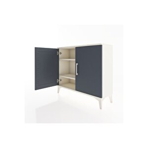 Arges Şifonyer 2 Raflı 2 Kapaklı 88x30x80 Aytaşı-antrasit